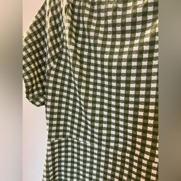 Madewell Jacquard Puff-Sleeve Mini Dress in Gingham Check - Picture 10 of 13